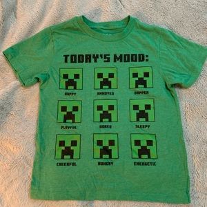 Minecraft boys tee size small